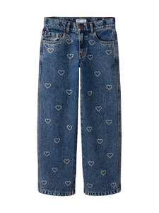 Name It - NkfRose Rhinestone platu staru džinsi - DENIM BLUE DETAIL:RHINESTONE BOWS | Stockmann