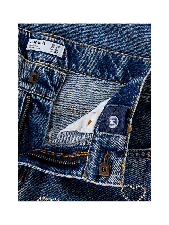 Name It - NkfRose Rhinestone platu staru džinsi - DENIM BLUE DETAIL:RHINESTONE BOWS | Stockmann - photo 5