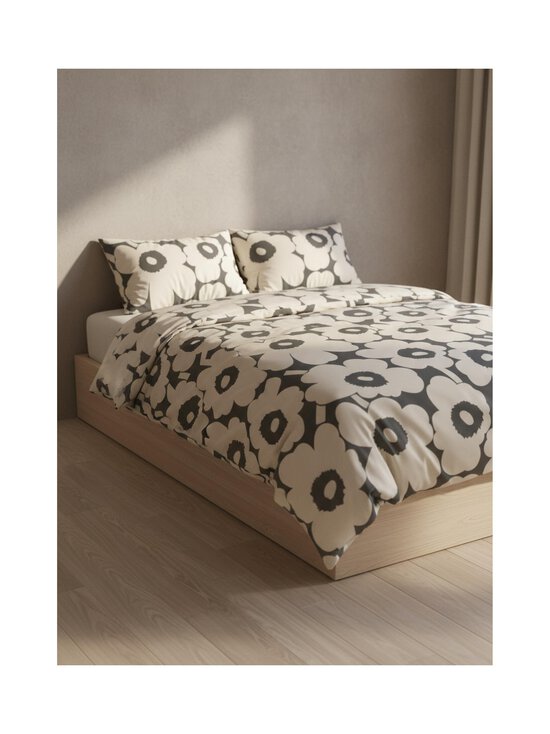 Marimekko - Unikko-pussilakana - 910 CHARCOAL, OFF WHITE | Stockmann - photo 2