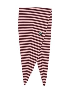 Marimekko - Banneri Tasaraita Kioski -huivi - 333 LIGHT PINK, DARK WINE RED | Stockmann