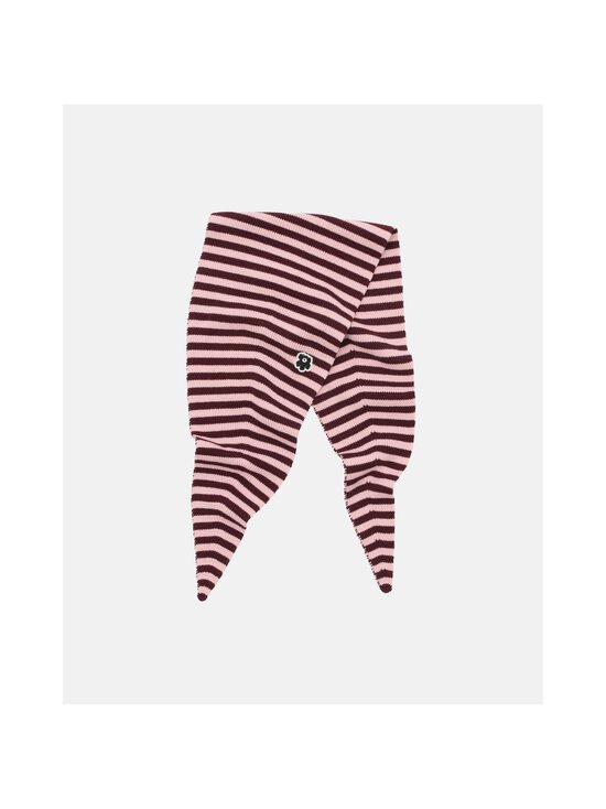 Marimekko - Banneri Tasaraita Kioski -huivi - 333 LIGHT PINK, DARK WINE RED | Stockmann - photo 3