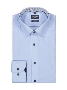 Olymp - Modern Fit Extra Long Sleeve Contrast -kauluspaita, erikoispitkät hihat - 11 BLEU | Stockmann