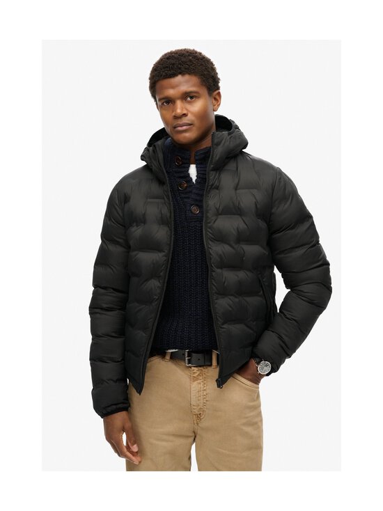 Superdry - Hooded Quilted -toppatakki - 02A BLACK - photo 4 Superdry - Hooded Quilted -toppatakki - 02A BLACK | Stockmann - photo 4