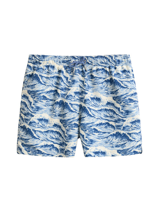 GANT - Waves-printtikuvioidut uimashortsit - 442 VINTAGE BLUE | Stockmann - photo 1