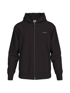 Calvin Klein Menswear - Micro Logo Full Zip -hupparitakki - UB1 BLACK | Stockmann