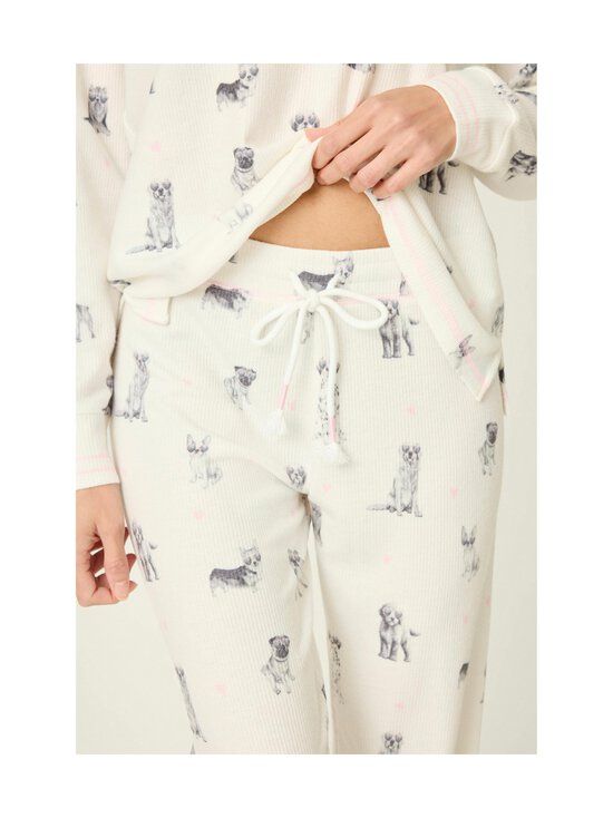 Pj Salvage - Dog-pyjamahousut - OFF WHITE | Stockmann - photo 5