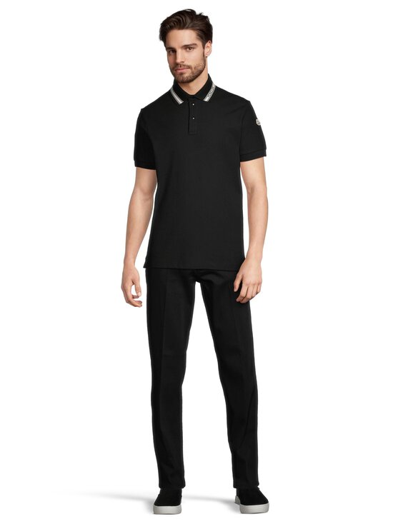 Moncler - Polo-pikeepaita - 999 BLACK | Stockmann - photo 2