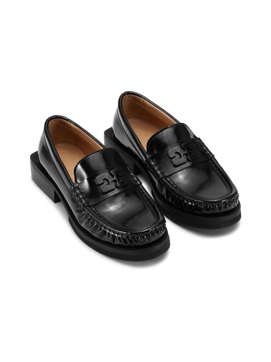 Ganni - Butterfly Logo Moccasin -nahkakengät - 099 BLACK - photo 2 Ganni - Butterfly Logo Moccasin -nahkakengät - 099 BLACK | Stockmann - photo 2