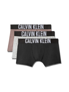 Calvin Klein Kids - Bokserialushousut 3-pack - 0SD BLK/IRON/GREYHEATHER | Stockmann