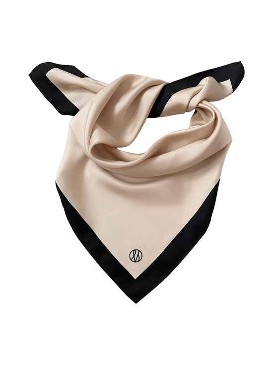 lescarf - No 7 -silkkihuivi - SAND &AMP; BLACK | Stockmann - photo 1