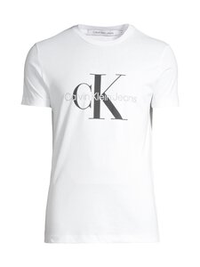 Calvin Klein Jeans - Core Monologo Slim t-paita - YAF BRIGHT WHITE | Stockmann