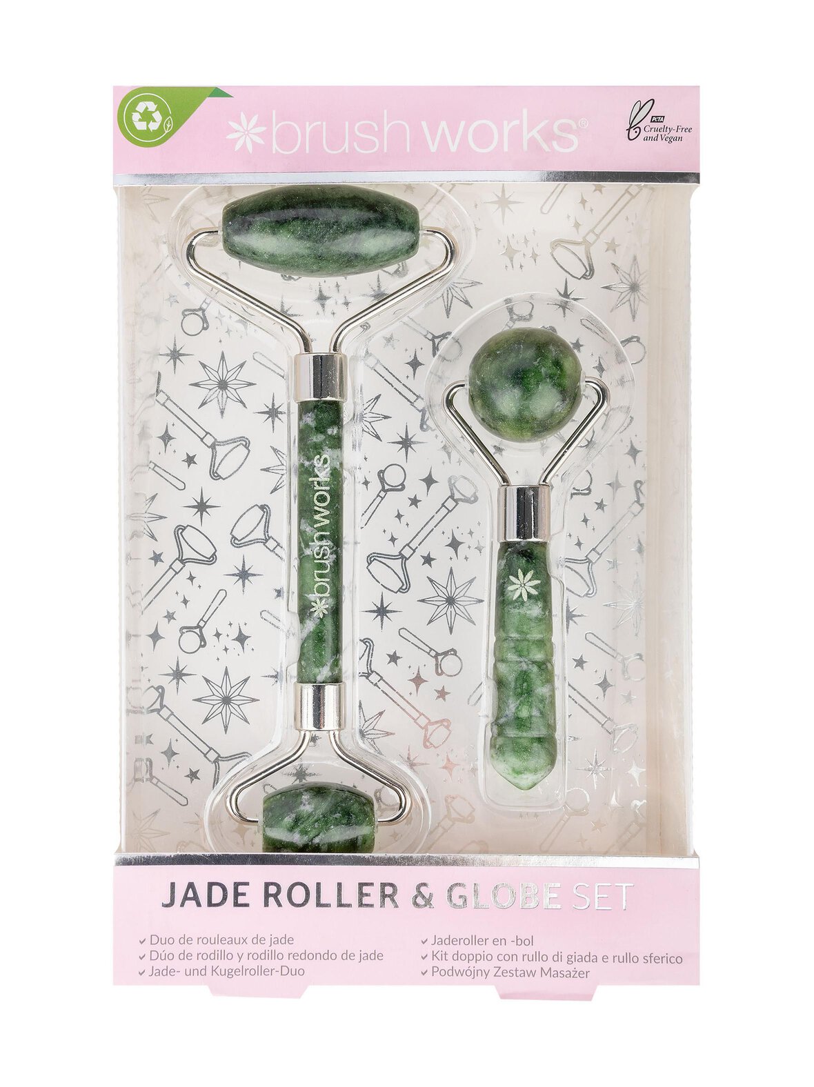 Jade Roller & Globe Set -lahjapakkaus
