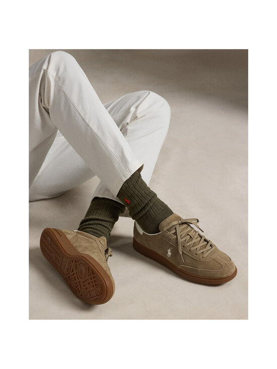Polo Ralph Lauren - Bedford Low Top Lace brīvā laika apavi - DIRTY BUCK/DECKWASH WHITE | Stockmann - photo 5