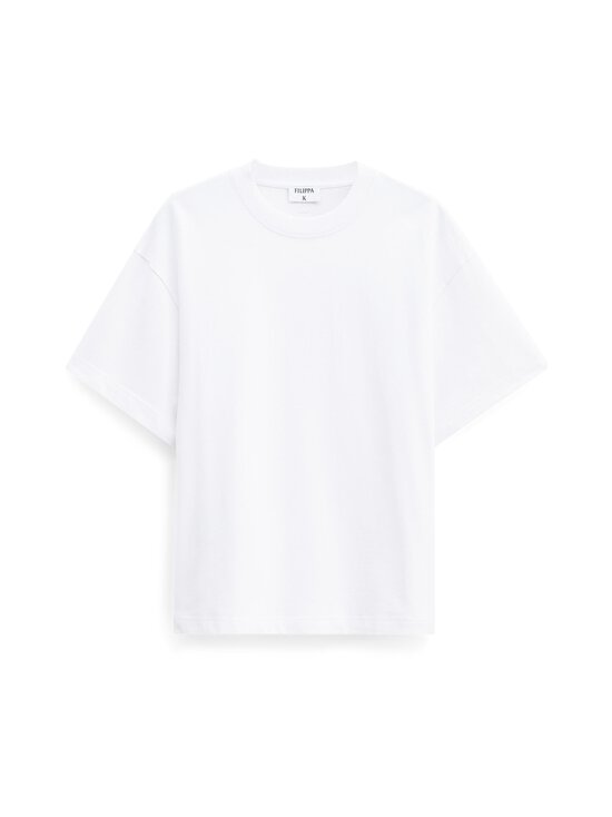 Filippa K - Oversized Cotton t-paita - 1009 WHITE | Stockmann - photo 1