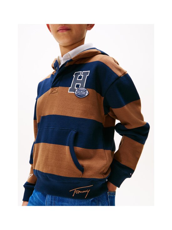 Tommy Hilfiger - Varsity Stripe Button džemperis ar kapuci - GVP PECAN NUT STRIPE - photo 5 Tommy Hilfiger - Varsity Stripe Button džemperis ar kapuci - GVP PECAN NUT STRIPE | Stockmann - photo 5