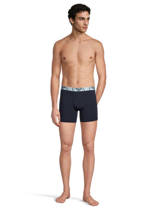 Emporio Armani - Bokserid Logo 3 tk - MB139 AR.BLU/AR.BLU/AR.BLU | Stockmann - photo 3