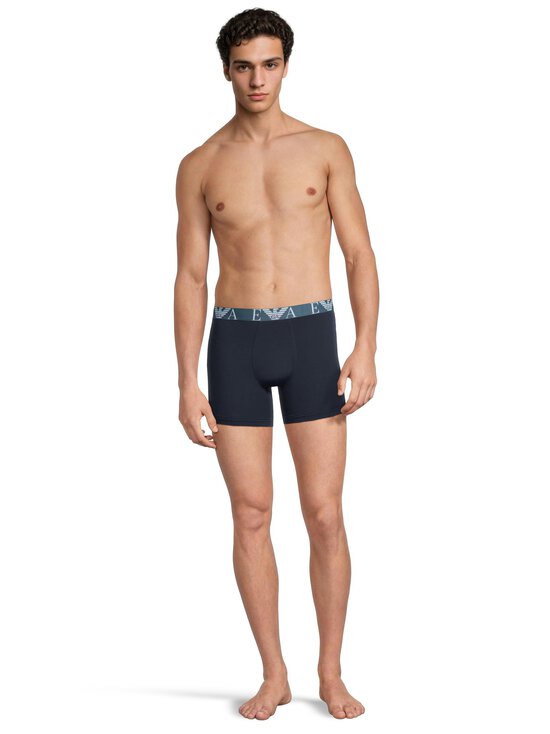 Emporio Armani - Bokserid Logo 3 tk - MB139 AR.BLU/AR.BLU/AR.BLU | Stockmann - photo 5
