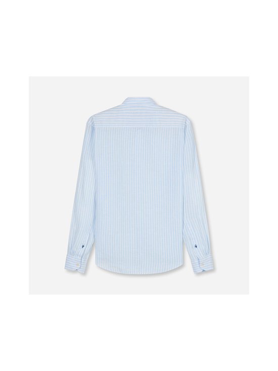 Olymp - Regular Fit Casual Stripe -pellavakauluspaita - 10 HELLBLAU | Stockmann - photo 2
