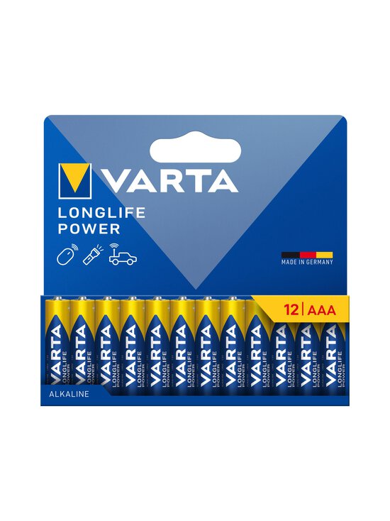 Varta - Longlife Power AAA -paristo, 12-pack - BLUE | Stockmann - photo 1