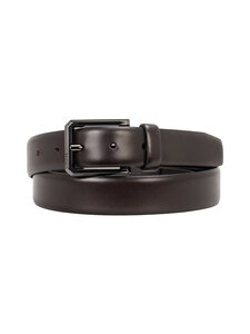 BOSS - Caleb-nahkavyö - DARK BROWN | Stockmann