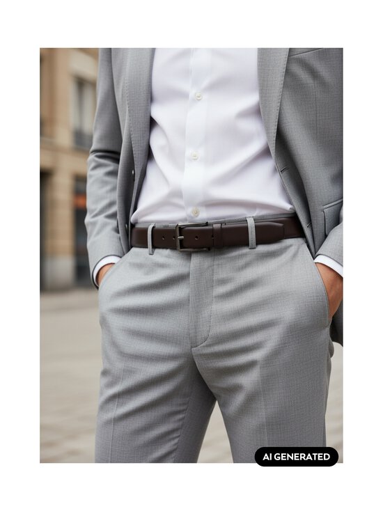 BOSS - Caleb-nahkavyö - DARK BROWN | Stockmann - photo 3