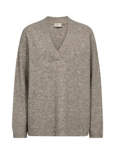 Freequent - Fqgrsevalin Pullover -neule - 9349 DESERT TAUPE MELANGE | Stockmann