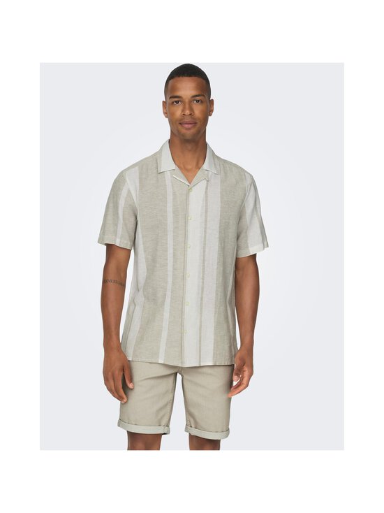 Only & Sons - OnsCaiden Stripe krekls - VINTAGE KHAKI - photo 3 Only & Sons - OnsCaiden Stripe krekls - VINTAGE KHAKI | Stockmann - photo 3