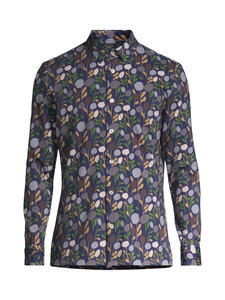 FRENN HELSINKI - Hemmo cotton jersey -kauluspaita - BLUE-GREEN | Stockmann