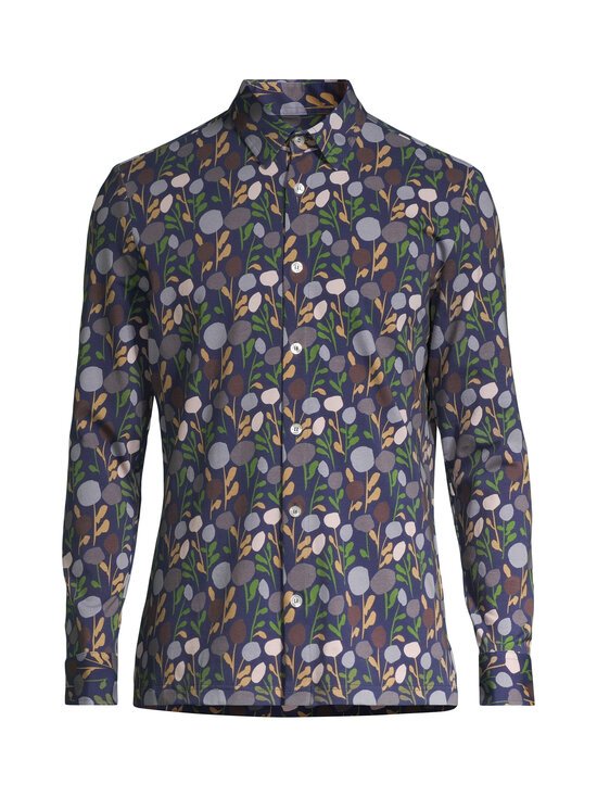 FRENN HELSINKI - Hemmo cotton jersey -kauluspaita - BLUE-GREEN | Stockmann - photo 1