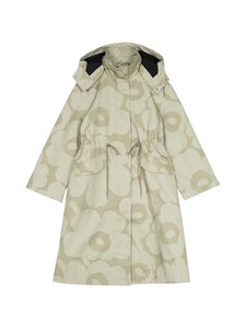 Marimekko - Kerta Unikko -ulkoilutakki - 680 GREYISH GREEN, BEIGE | Stockmann