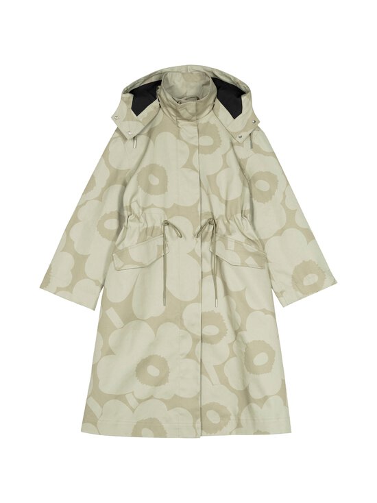 Marimekko - Kerta Unikko -ulkoilutakki - 680 GREYISH GREEN, BEIGE | Stockmann - photo 1