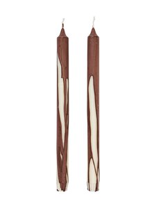 Ferm Living - Dryp  Dark Chocolate -kynttilät 2 kpl - DARK CHOCOLATE | Stockmann