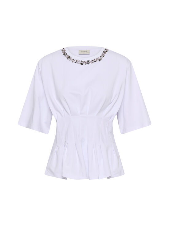 Gestuz - GZinez Deco t-paita - 240 BRIGHT WHITE | Stockmann - photo 1