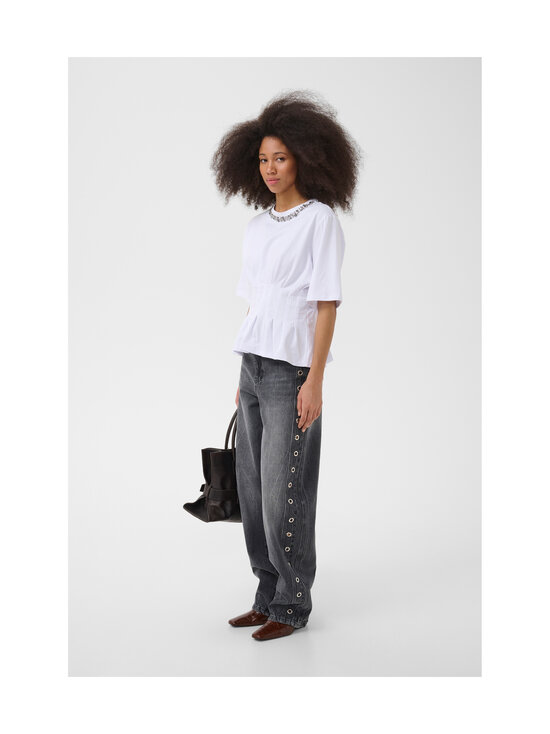 Gestuz - GZinez Deco t-paita - 240 BRIGHT WHITE | Stockmann - photo 5