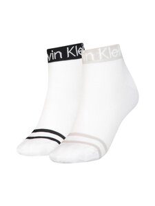 Calvin Klein - Quarter zeķes, 2 pāri - 002 WHITE Calvin Klein - Quarter zeķes, 2 pāri - 002 WHITE | Stockmann