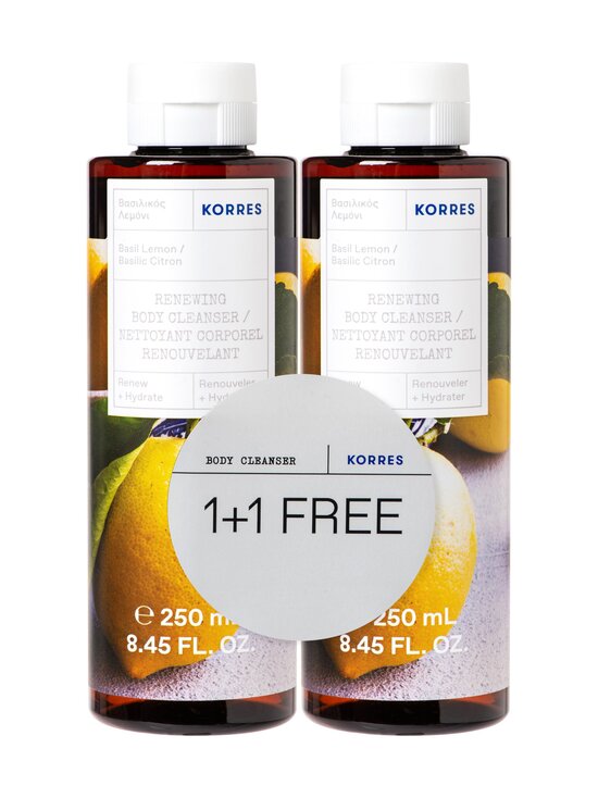 Basil Lemon Body Cleanser -suihkugeeli 2 x 250 ml