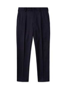 Turo - Hampton pleated uzvalka bikses - 69 NAVY BLUE | Stockmann