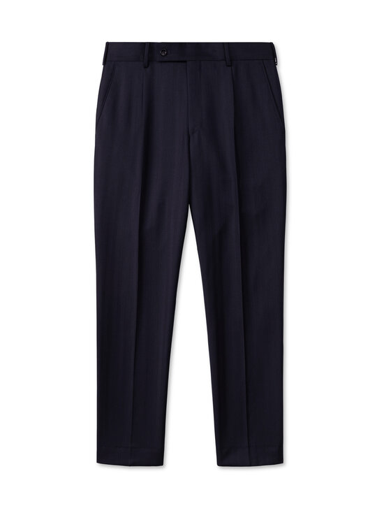 Turo - Hampton pleated uzvalka bikses - 69 NAVY BLUE | Stockmann - photo 1