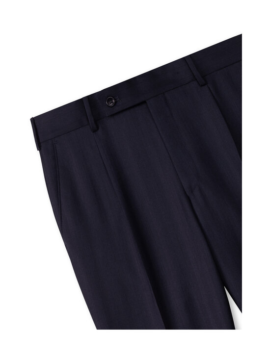 Turo - Hampton pleated uzvalka bikses - 69 NAVY BLUE | Stockmann - photo 3