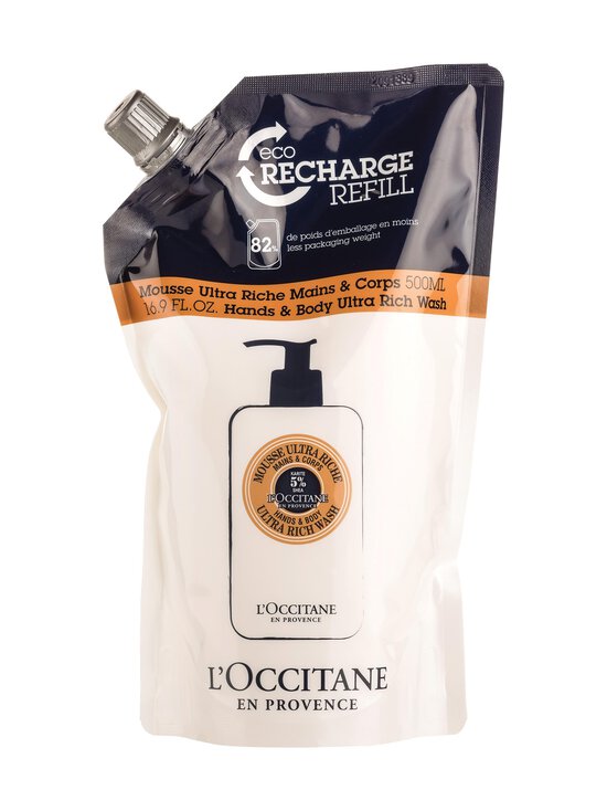 SHEA ULTRA RICH HAND & BODY WASH ECO REFILL -käsi- ja vartalosaippuan täyttöpakkaus 500 ml