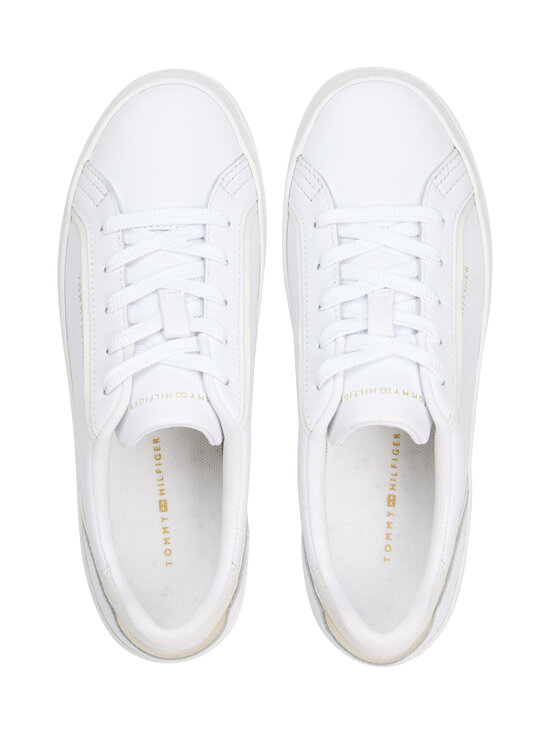 Tommy Hilfiger - Essential Vulc ādas sporta apavi - 0HT WHITE/GOLD - photo 2 Tommy Hilfiger - Essential Vulc ādas sporta apavi - 0HT WHITE/GOLD | Stockmann - photo 2