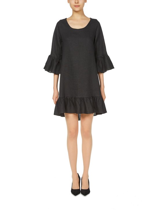Bypias - Juliet-pellavamekko - BLACK | Stockmann - photo 1