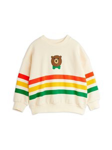 Mini Rodini - Bear Stripe -collegepaita - 11 WHITE Mini Rodini - Bear Stripe -collegepaita - 11 WHITE | Stockmann