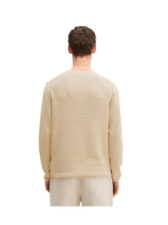 Marc O'Polo - Crewneck Cotton Linen -neulepaita - 709 LIGHT OAT | Stockmann - photo 3