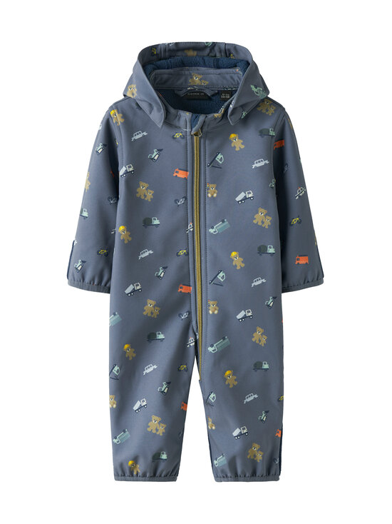 Name It - NbmAlfa Softshell -haalari - FLINT STONE AOP:TOYS | Stockmann - photo 1