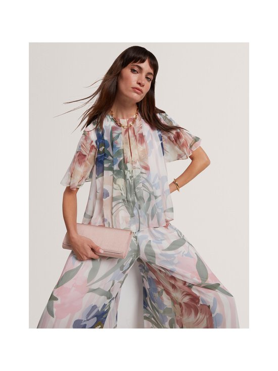 Ted Baker London - Hurta Pleated -leveälahkeiset housut - PINK | Stockmann - photo 5