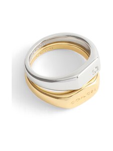 Coach - Signet-sormukset 2-pack - TWOTONE | Stockmann