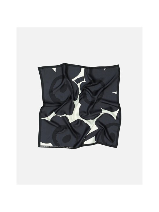 Marimekko - Lauhtua Unikko zīda šalle - 919 DARK GREY, OFF-WHITE | Stockmann - photo 2