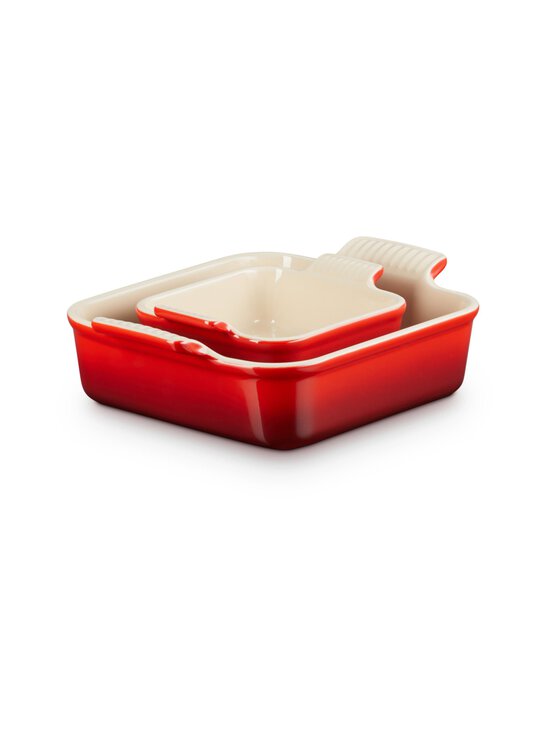 Le Creuset - Heritage Square -uunivuoka 2 kpl - CERISE - photo 2 Le Creuset - Heritage Square -uunivuoka 2 kpl - CERISE | Stockmann - photo 2