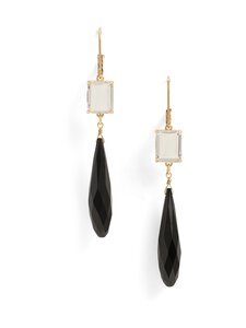 Lauren Ralph Lauren - Kõrvarõngad Stone Double Drop - 001 GLD/JET | Stockmann